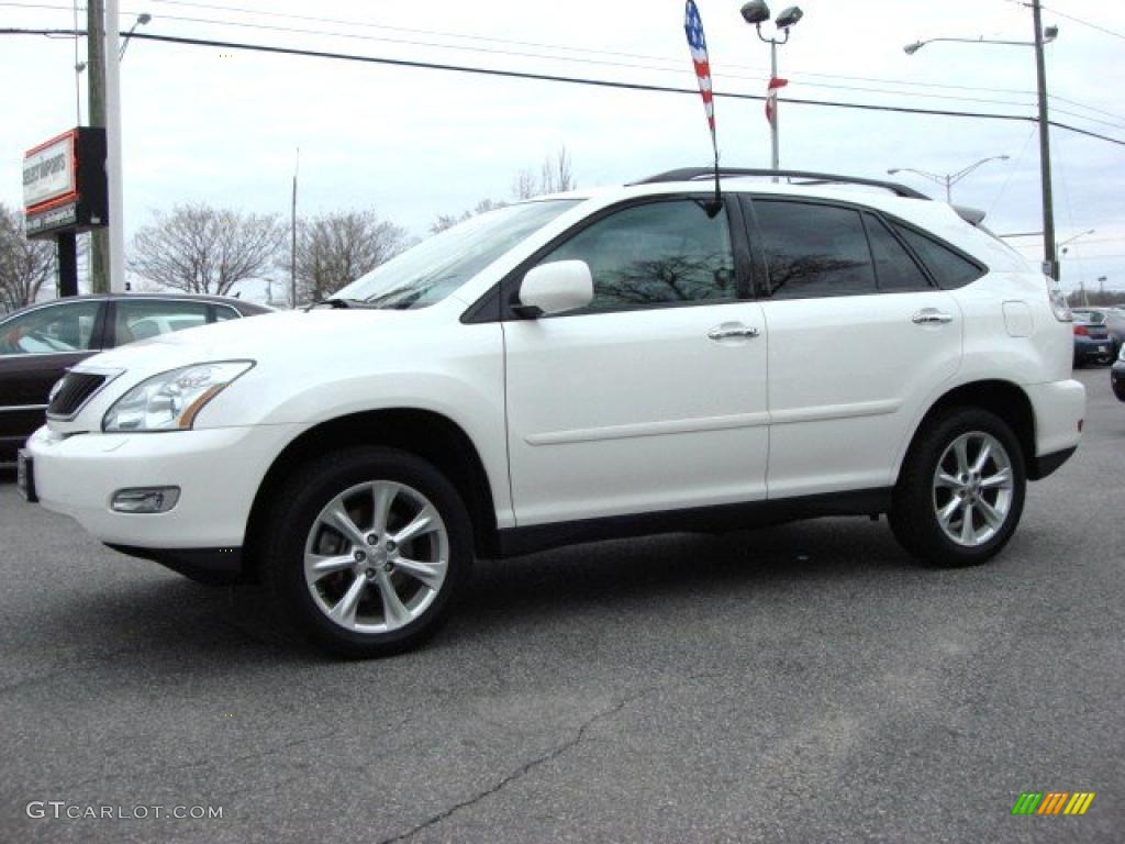 Crystal White Mica 2009 Lexus RX 350 AWD Exterior Photo #46642223