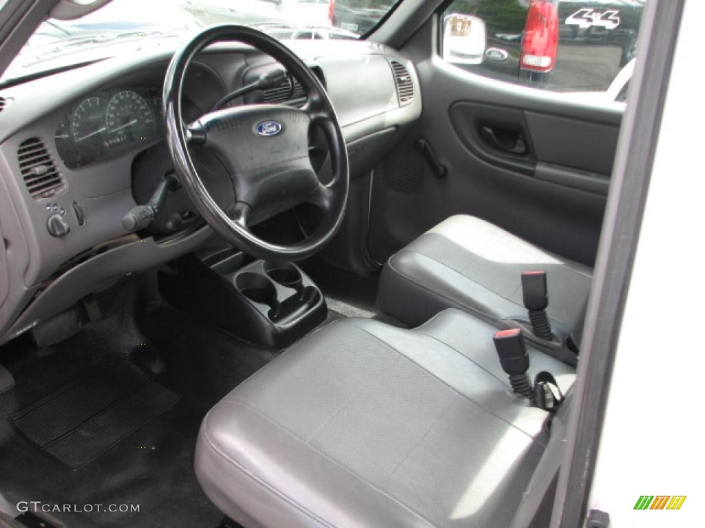 Dark Graphite Interior 2003 Ford Ranger XL Regular Cab Spray Rig Photo #46642274