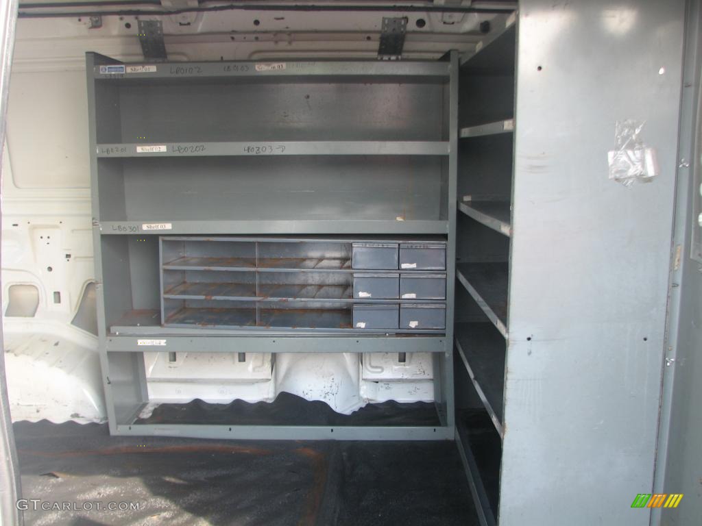 1994 Econoline E250 Cargo Van - White / Gray photo #10