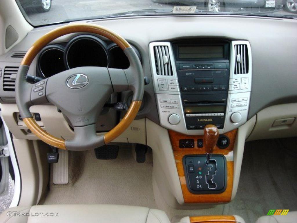 2009 Lexus RX 350 AWD Parchment Dashboard Photo #46642430