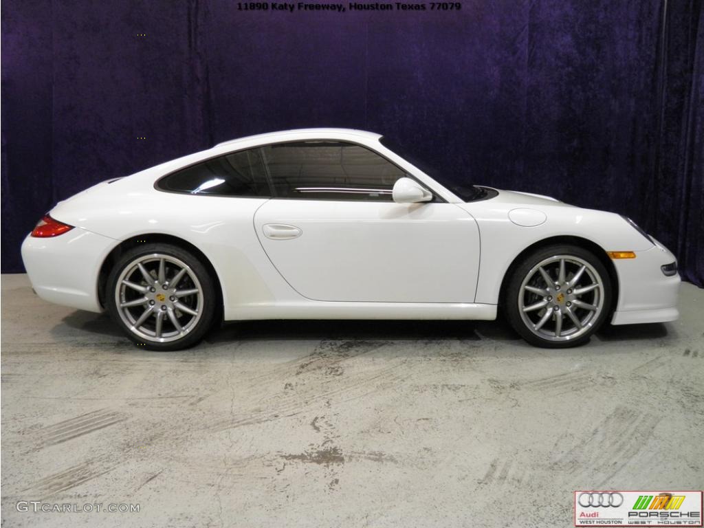 2009 911 Carrera Coupe - Carrara White / Black photo #6