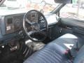 Blue 1990 Chevrolet C/K C2500 Silverado Extended Cab Interior Color