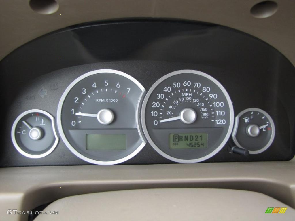 2007 Mercury Mariner Premier Gauges Photos