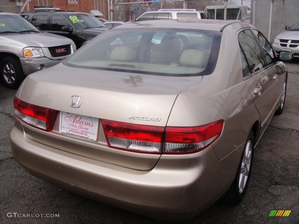 2003 Accord EX V6 Sedan - Desert Mist Metallic / Ivory photo #4