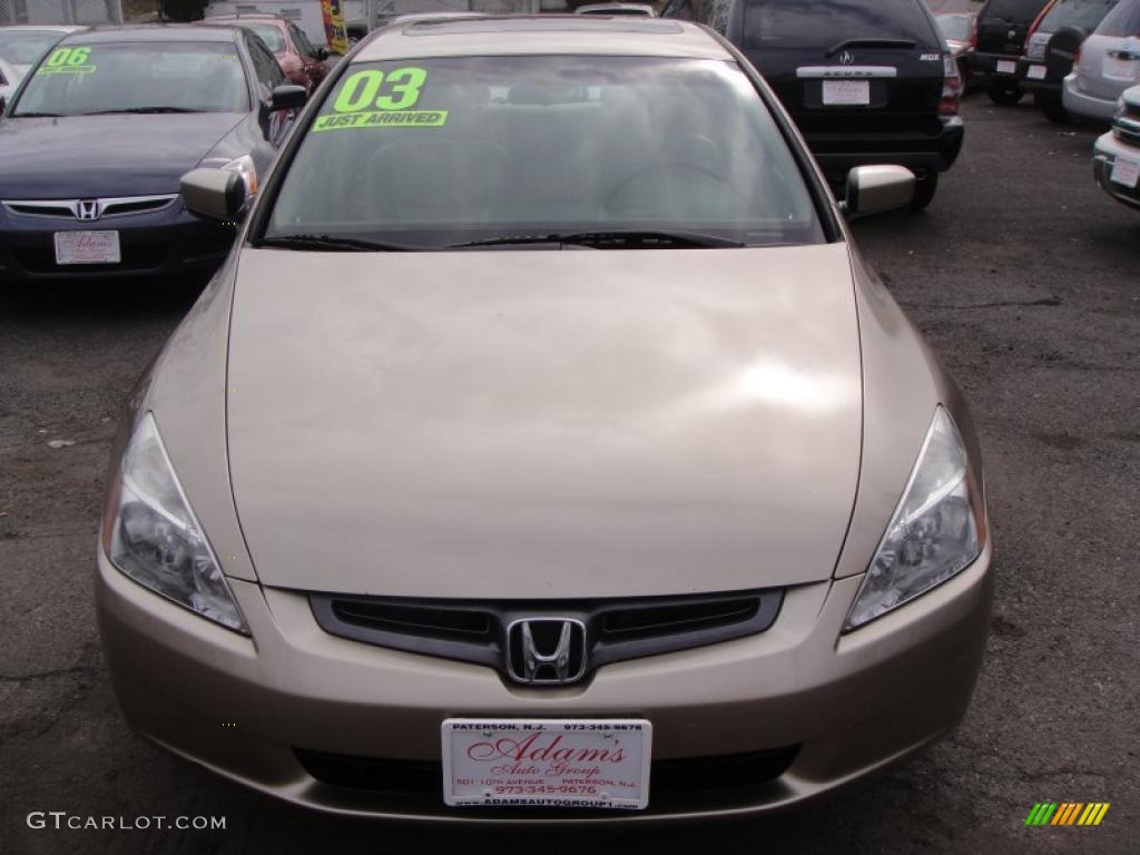 2003 Accord EX V6 Sedan - Desert Mist Metallic / Ivory photo #5