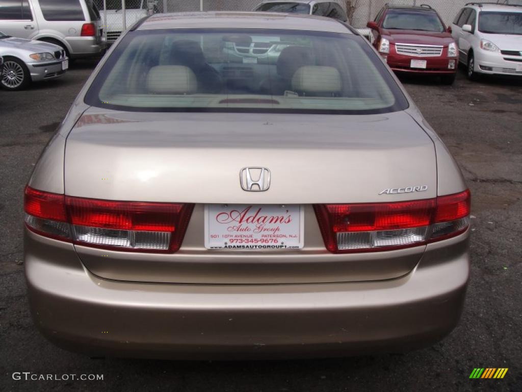 2003 Accord EX V6 Sedan - Desert Mist Metallic / Ivory photo #6