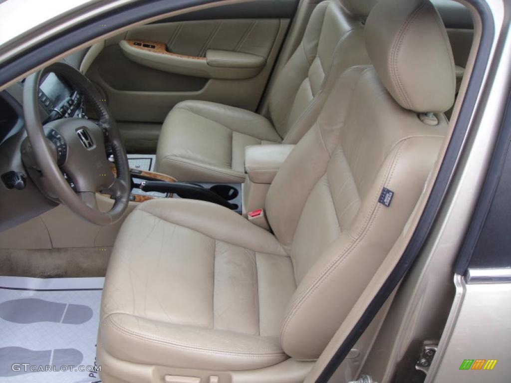 2003 Accord EX V6 Sedan - Desert Mist Metallic / Ivory photo #9