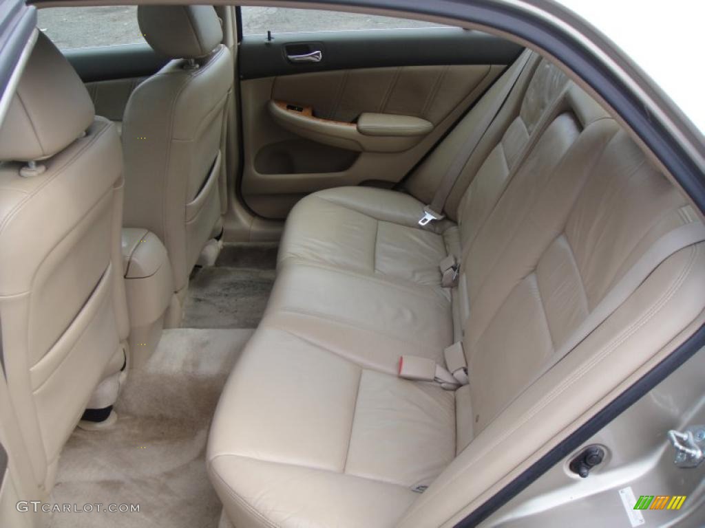2003 Accord EX V6 Sedan - Desert Mist Metallic / Ivory photo #12