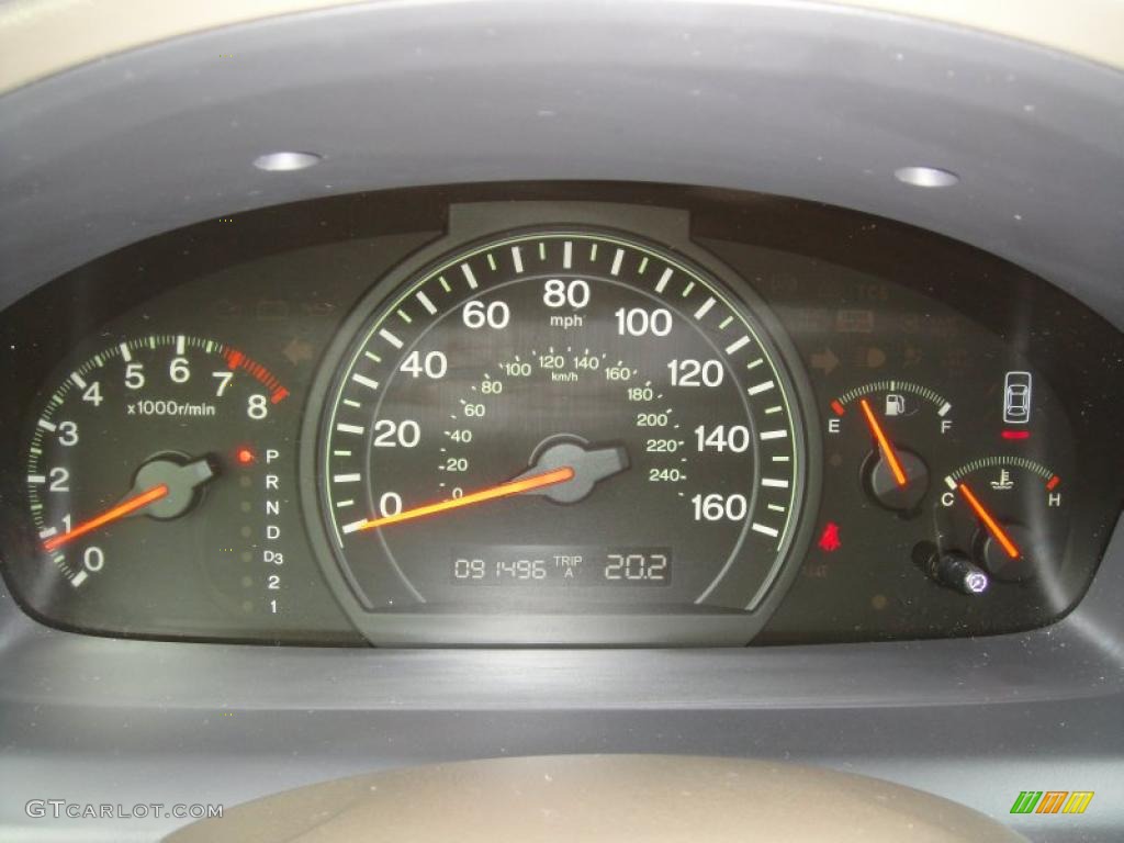 2003 Honda Accord EX V6 Sedan Gauges Photo #46644236