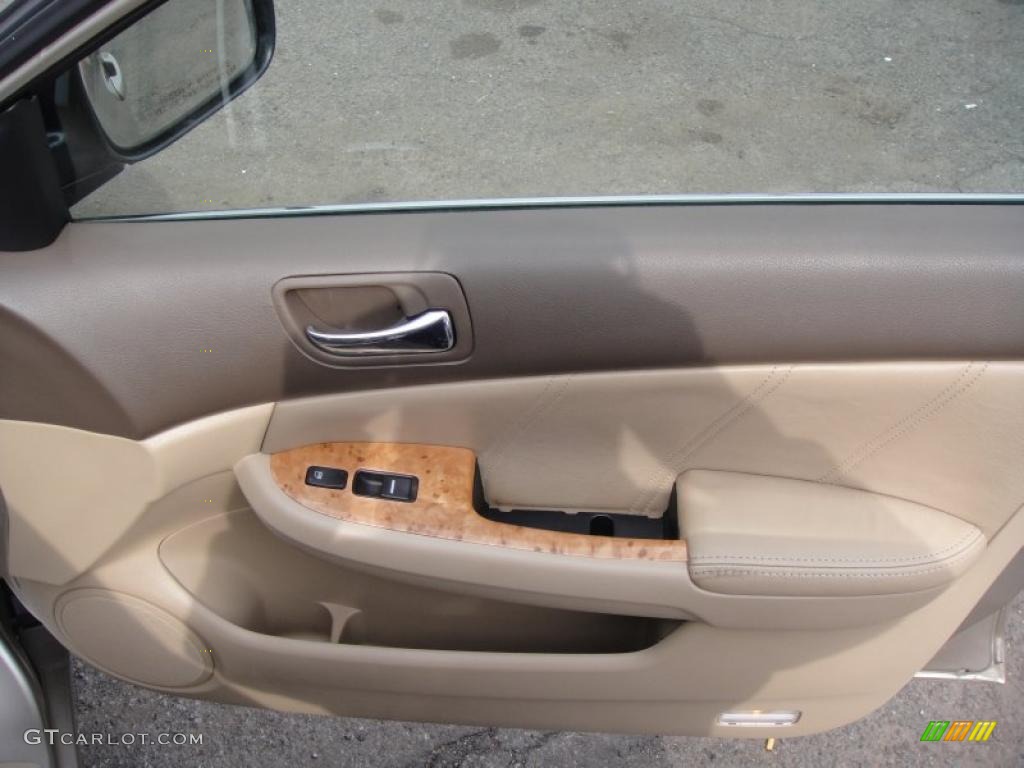 2003 Accord EX V6 Sedan - Desert Mist Metallic / Ivory photo #18