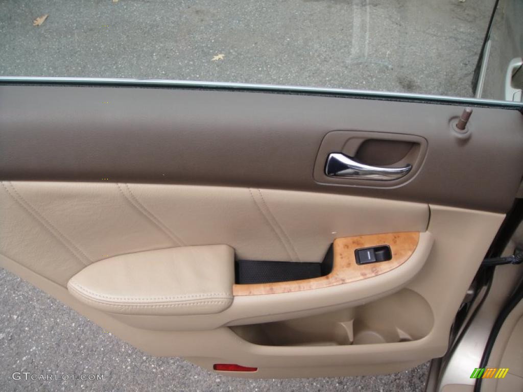 2003 Accord EX V6 Sedan - Desert Mist Metallic / Ivory photo #19