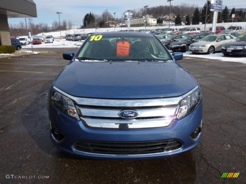 2010 Fusion SEL V6 - Sport Blue Metallic / Charcoal Black photo #7