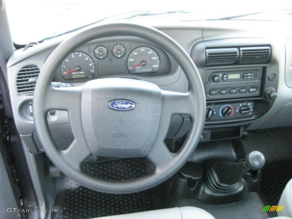 2011 Ford Ranger XL Regular Cab Medium Dark Flint Dashboard Photo #46645172