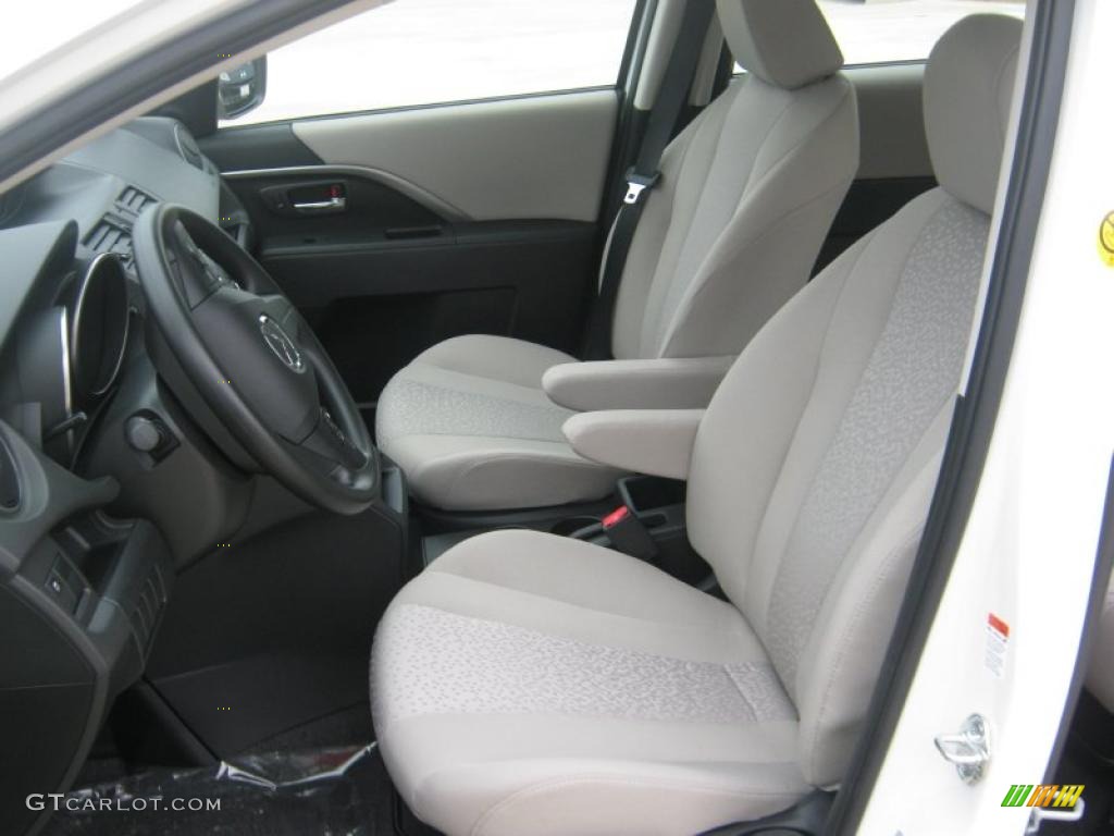Sand Interior 2012 Mazda MAZDA5 Sport Photo #46646042