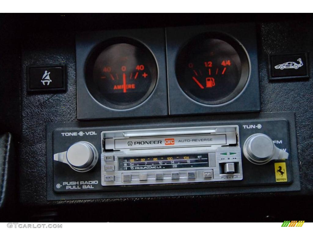 1983 Ferrari BB 512i Standard BB 512i Model Audio System Photo #46646507