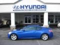 2011 Mirabeau Blue Hyundai Genesis Coupe 2.0T  photo #1