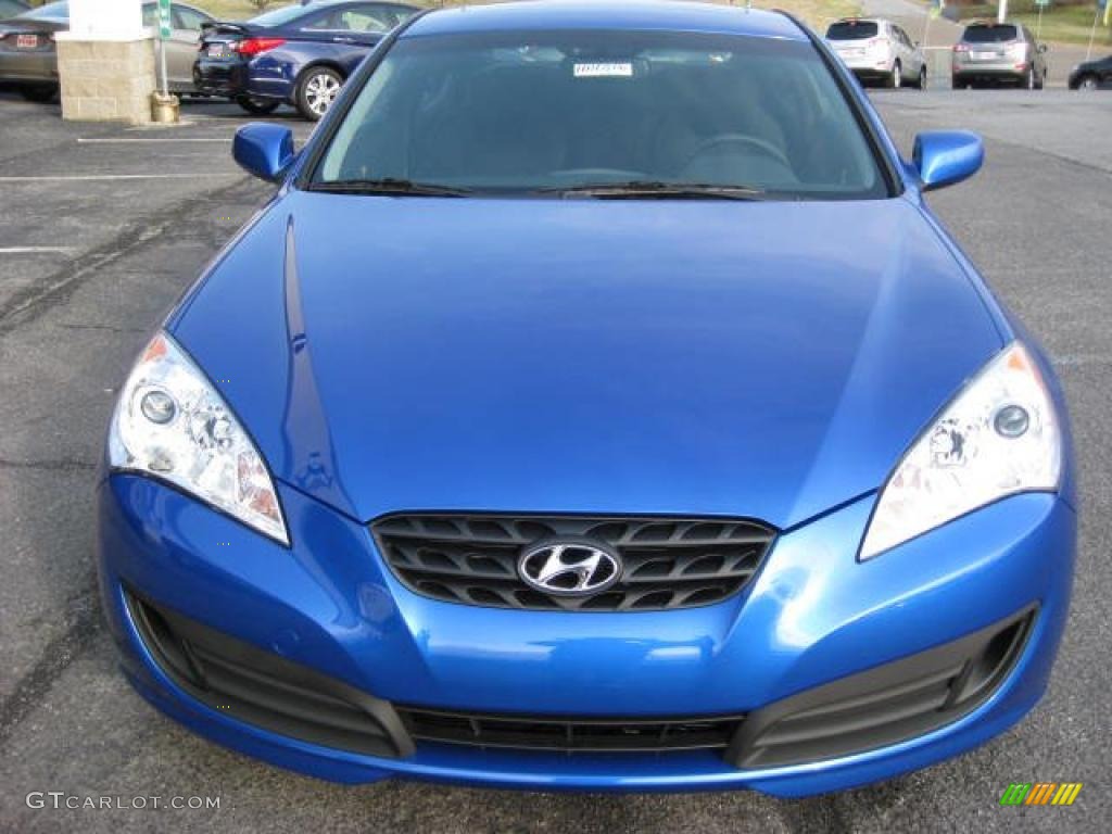 Mirabeau Blue 2011 Hyundai Genesis Coupe 2.0T Exterior Photo #46646576