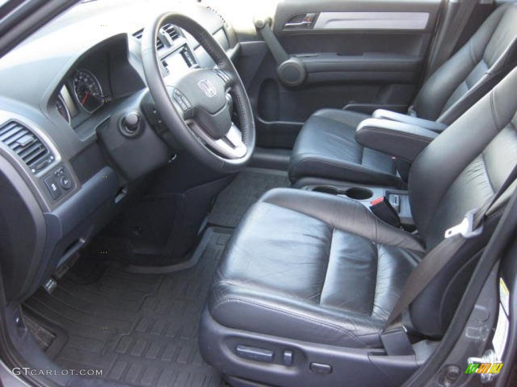 Black Interior 2010 Honda CR-V EX-L AWD Photo #46647728
