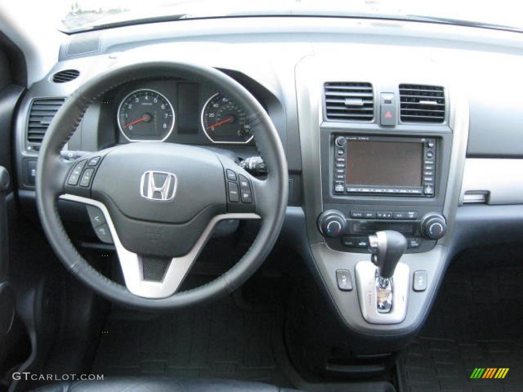 2010 Honda CR-V EX-L AWD Black Dashboard Photo #46647800