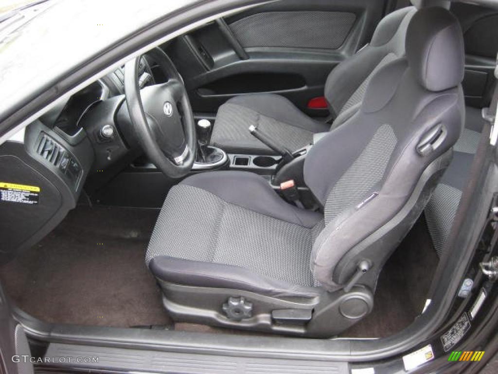 Black Interior 2006 Hyundai Tiburon GS Photo #46647902