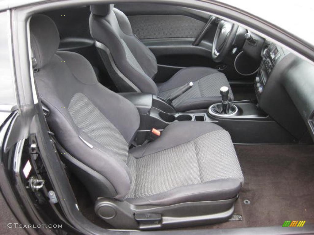 Black Interior 2006 Hyundai Tiburon GS Photo #46647935