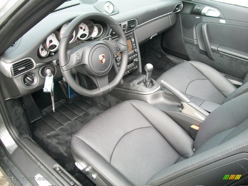 2011 911 Carrera 4S Cabriolet - Meteor Grey Metallic / Black photo #11