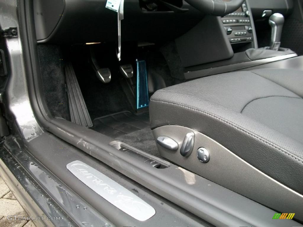 2011 911 Carrera 4S Cabriolet - Meteor Grey Metallic / Black photo #12