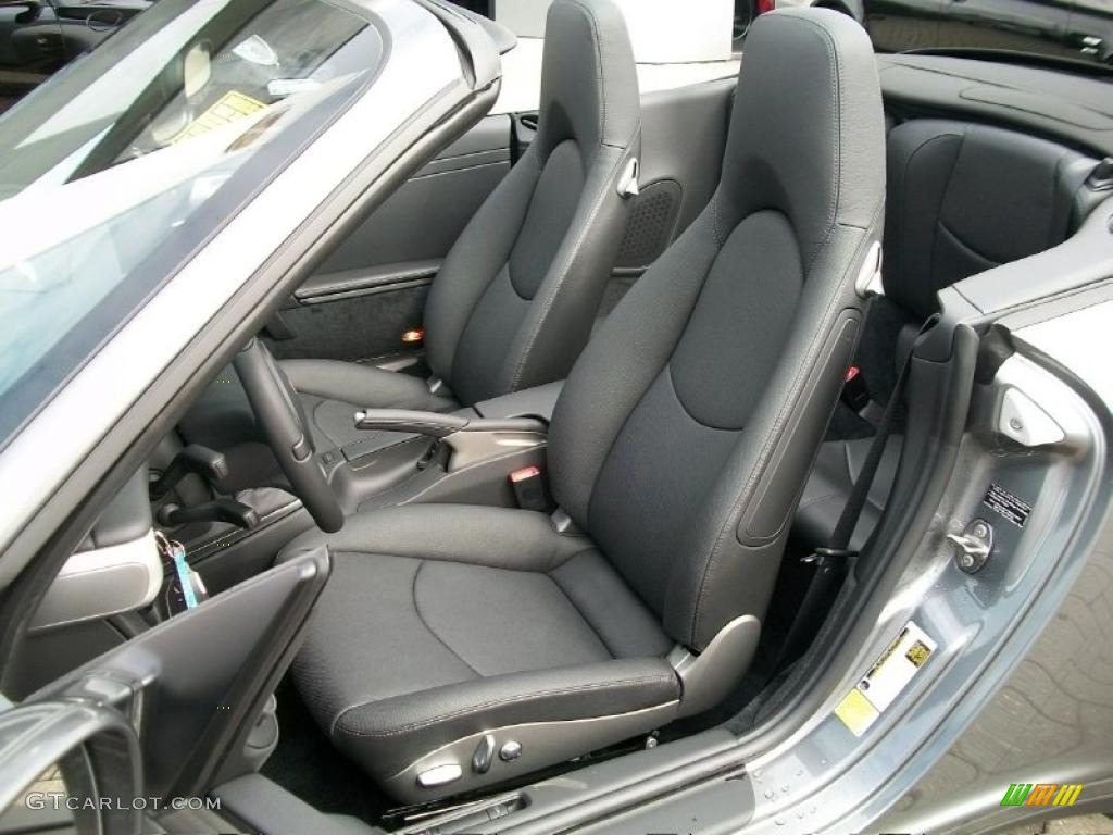 2011 911 Carrera 4S Cabriolet - Meteor Grey Metallic / Black photo #14