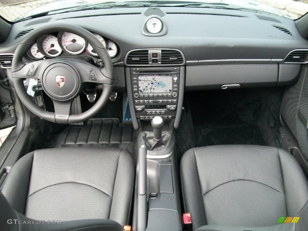 2011 911 Carrera 4S Cabriolet - Meteor Grey Metallic / Black photo #15