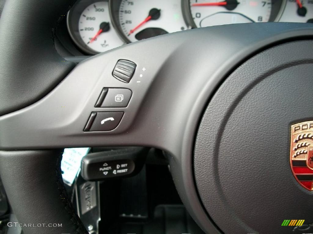 2011 911 Carrera 4S Cabriolet - Meteor Grey Metallic / Black photo #17