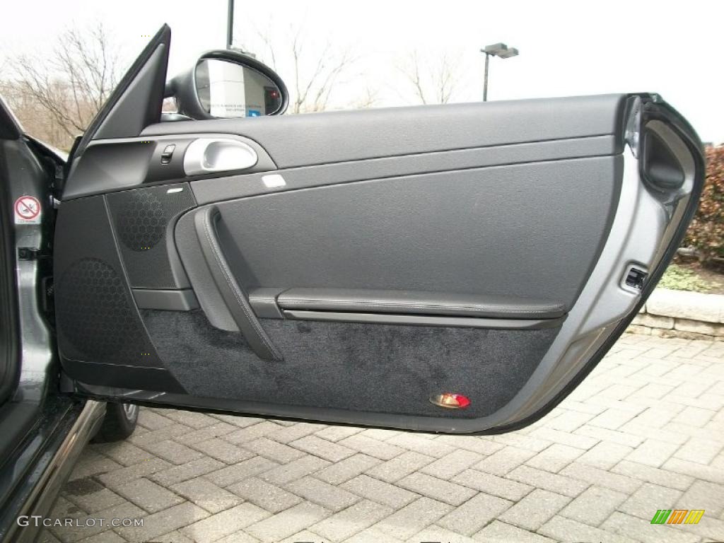2011 911 Carrera 4S Cabriolet - Meteor Grey Metallic / Black photo #24
