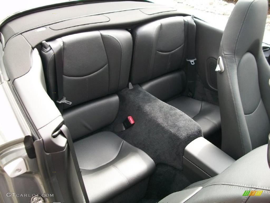 2011 911 Carrera 4S Cabriolet - Meteor Grey Metallic / Black photo #25