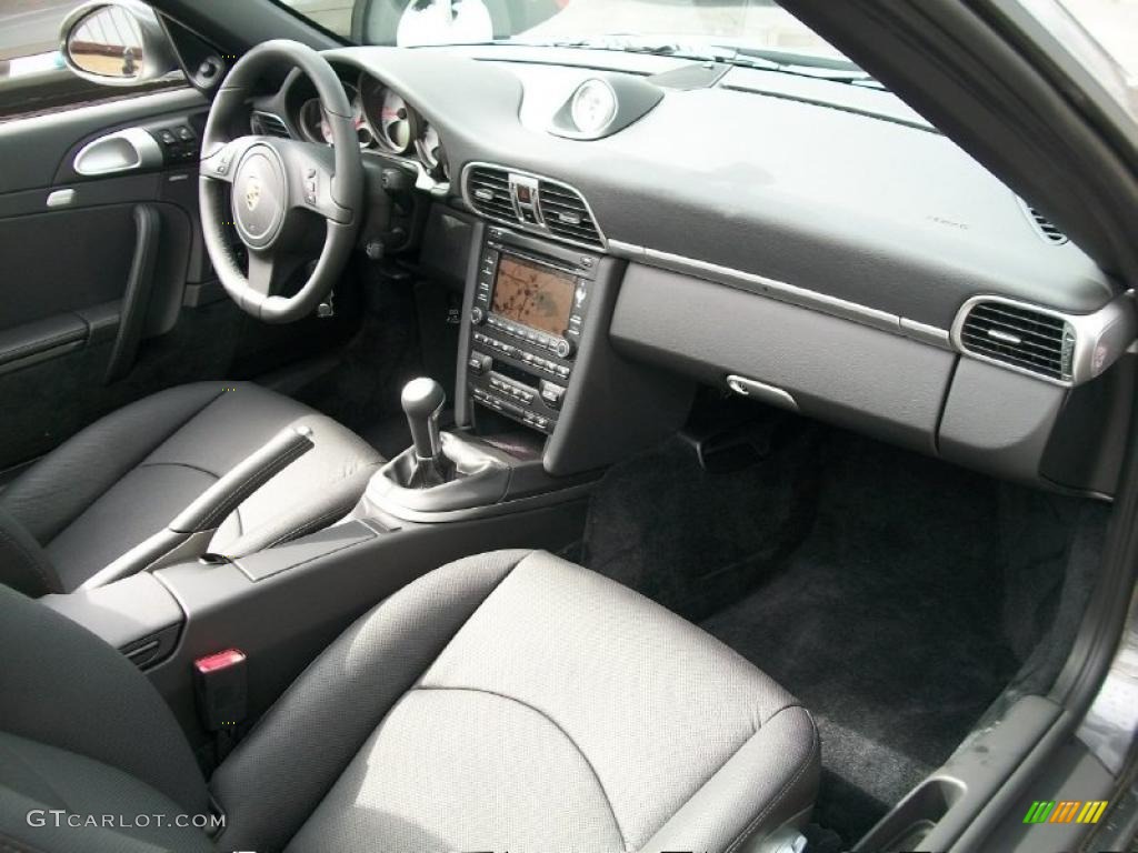 2011 911 Carrera 4S Cabriolet - Meteor Grey Metallic / Black photo #26