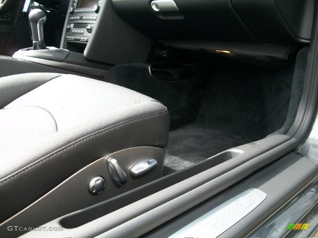 2011 911 Carrera 4S Cabriolet - Meteor Grey Metallic / Black photo #27