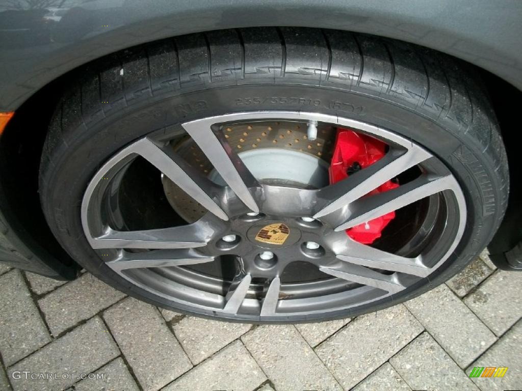 2011 911 Carrera 4S Cabriolet - Meteor Grey Metallic / Black photo #33