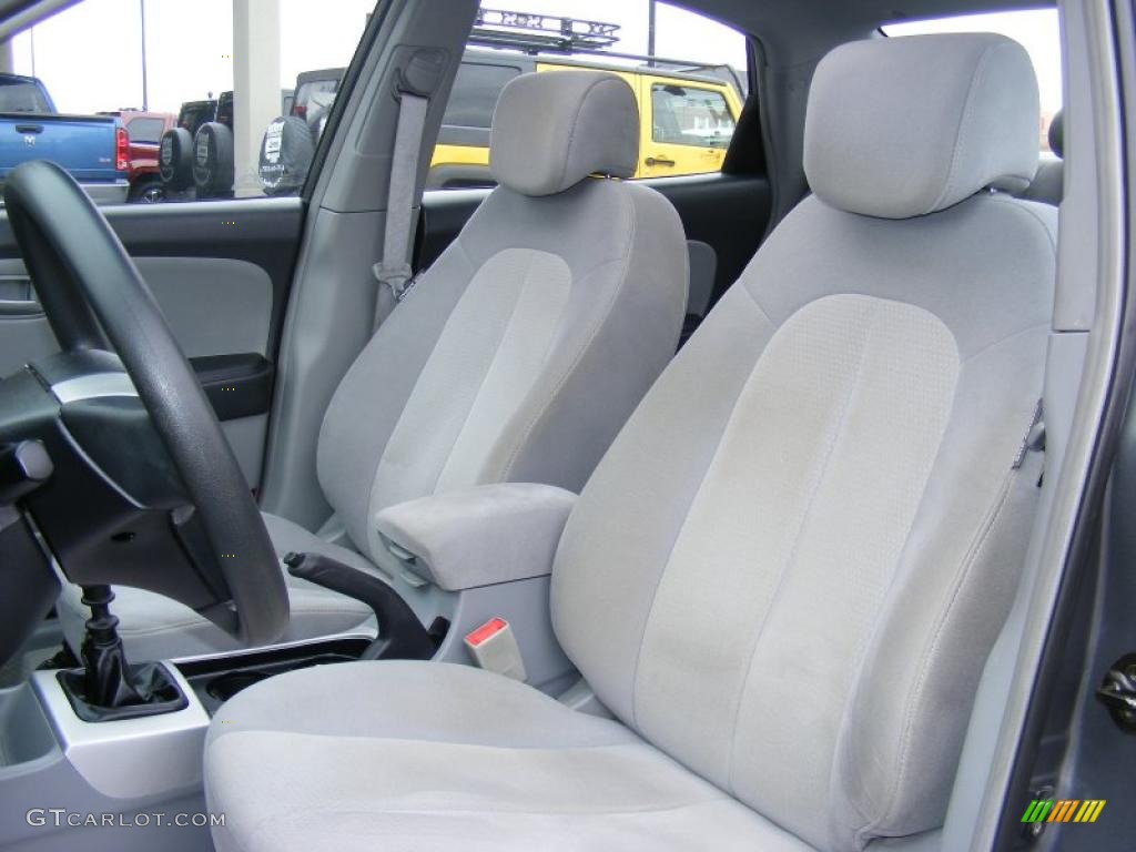 Gray Interior 2007 Hyundai Elantra GLS Sedan Photo #46650413