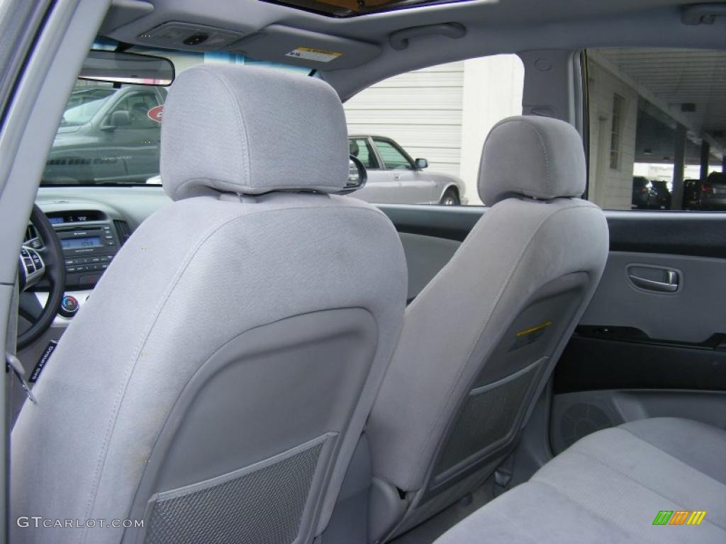 Gray Interior 2007 Hyundai Elantra GLS Sedan Photo #46650416