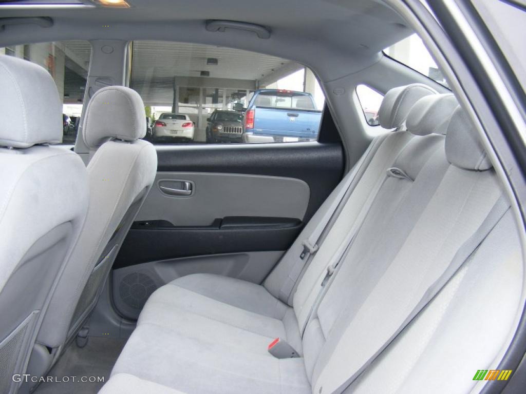 Gray Interior 2007 Hyundai Elantra GLS Sedan Photo #46650419