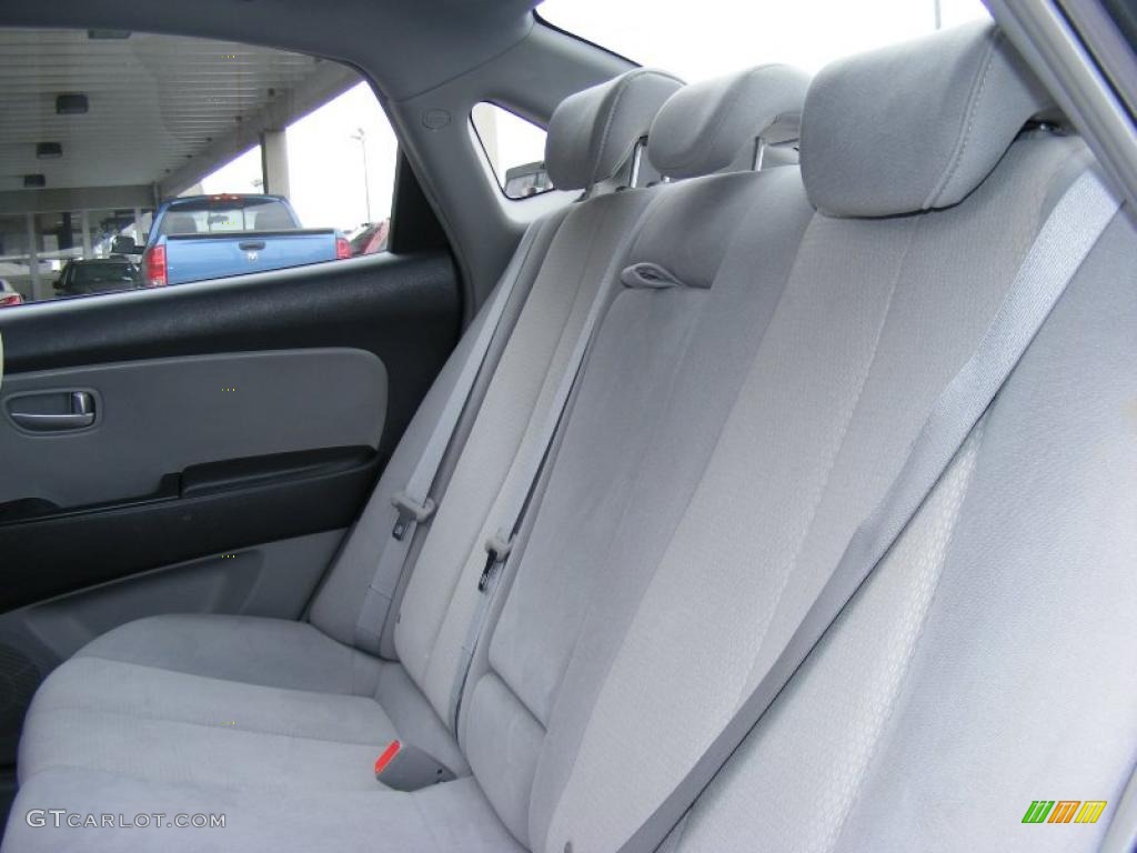 Gray Interior 2007 Hyundai Elantra GLS Sedan Photo #46650422