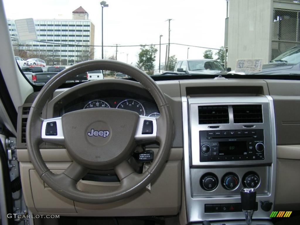 2009 Jeep Liberty Limited 4x4 Light Pebble Beige Dashboard Photo #46651115