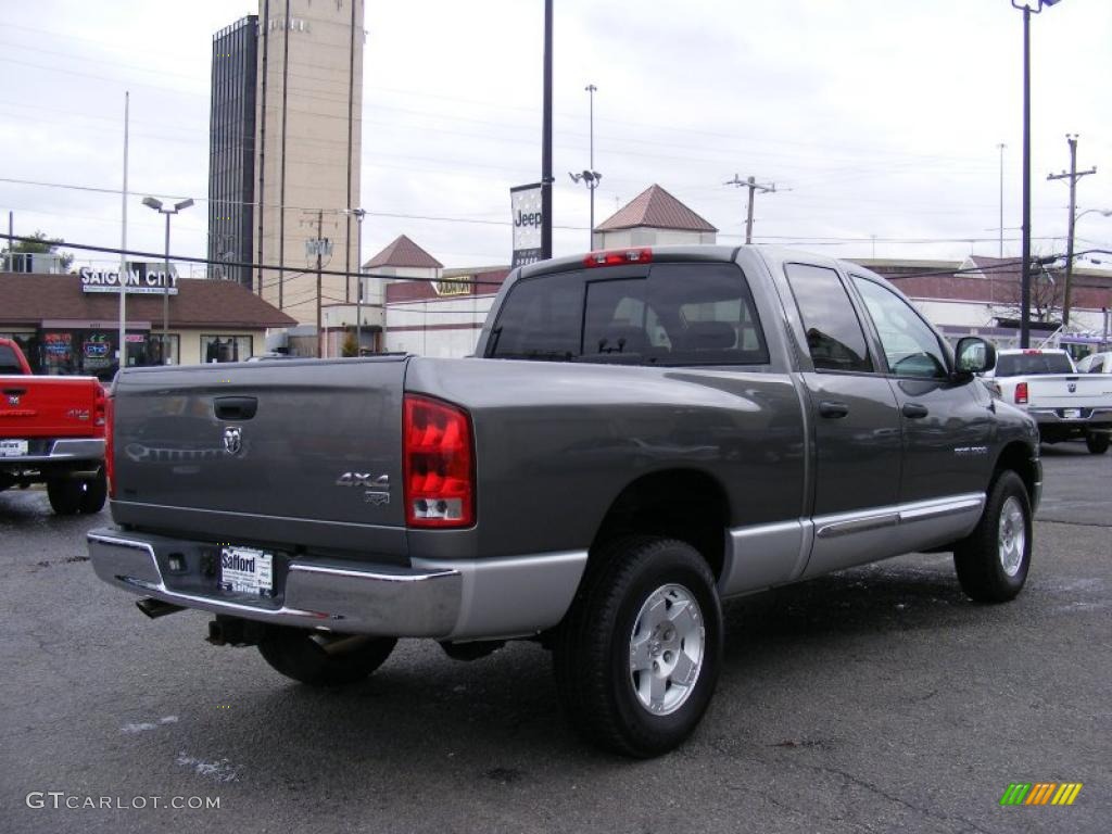 2005 Ram 1500 Laramie Quad Cab 4x4 - Mineral Gray Metallic / Dark Slate Gray photo #5