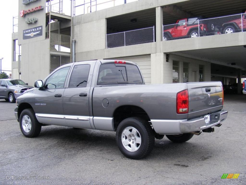 2005 Ram 1500 Laramie Quad Cab 4x4 - Mineral Gray Metallic / Dark Slate Gray photo #7