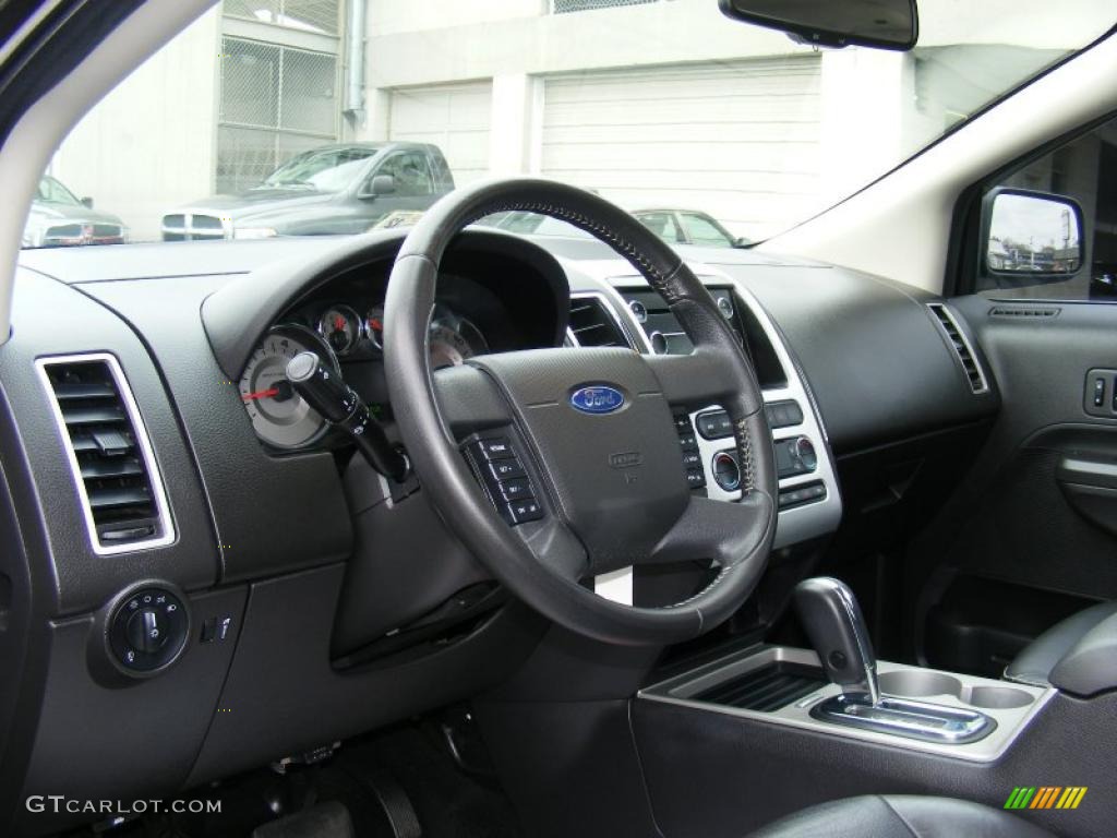 2008 Ford Edge Limited Charcoal Dashboard Photo #46652120