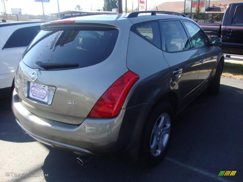 2004 Murano SL - Polished Pewter Metallic / Charcoal photo #3