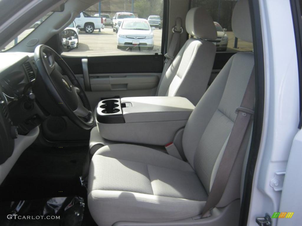 Light Titanium Interior 2009 Chevrolet Silverado 1500 LT Crew Cab Photo #46652626