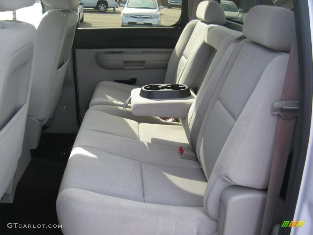 Light Titanium Interior 2009 Chevrolet Silverado 1500 LT Crew Cab Photo #46652630