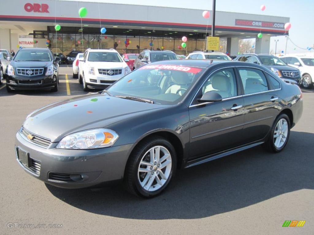 2010 Impala LTZ - Cyber Gray Metallic / Gray photo #1