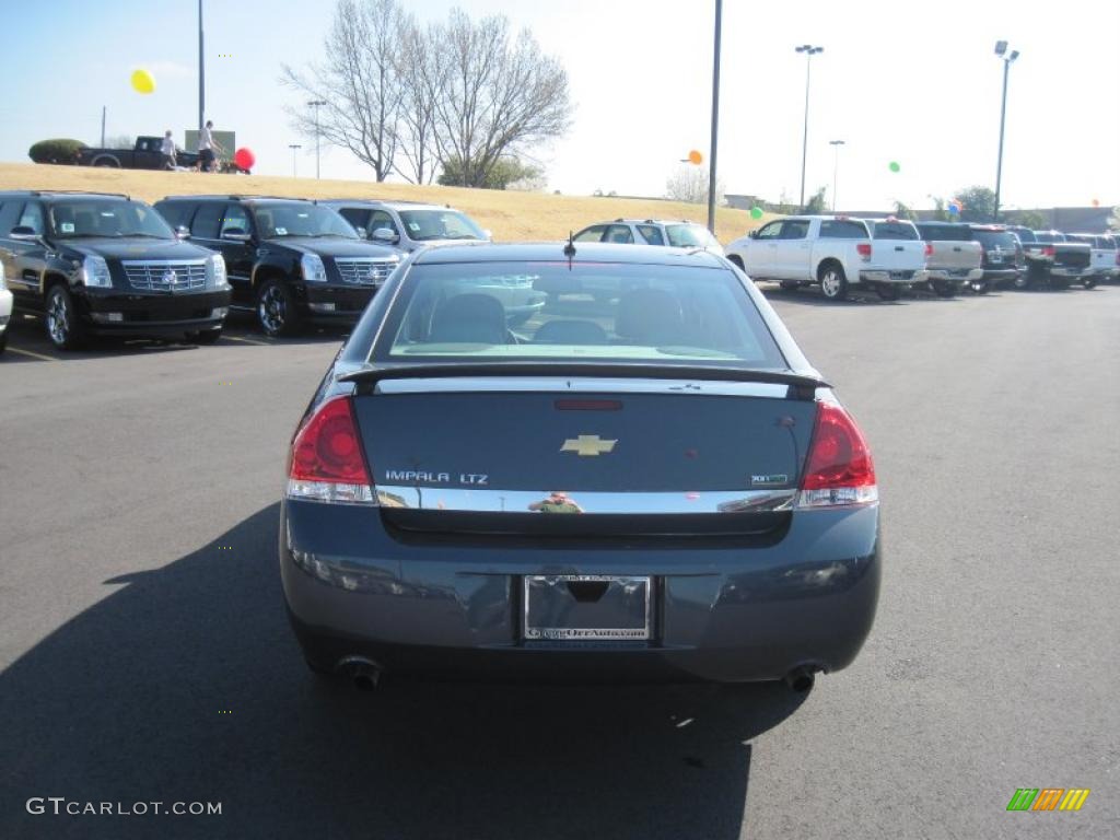 2010 Impala LTZ - Cyber Gray Metallic / Gray photo #4