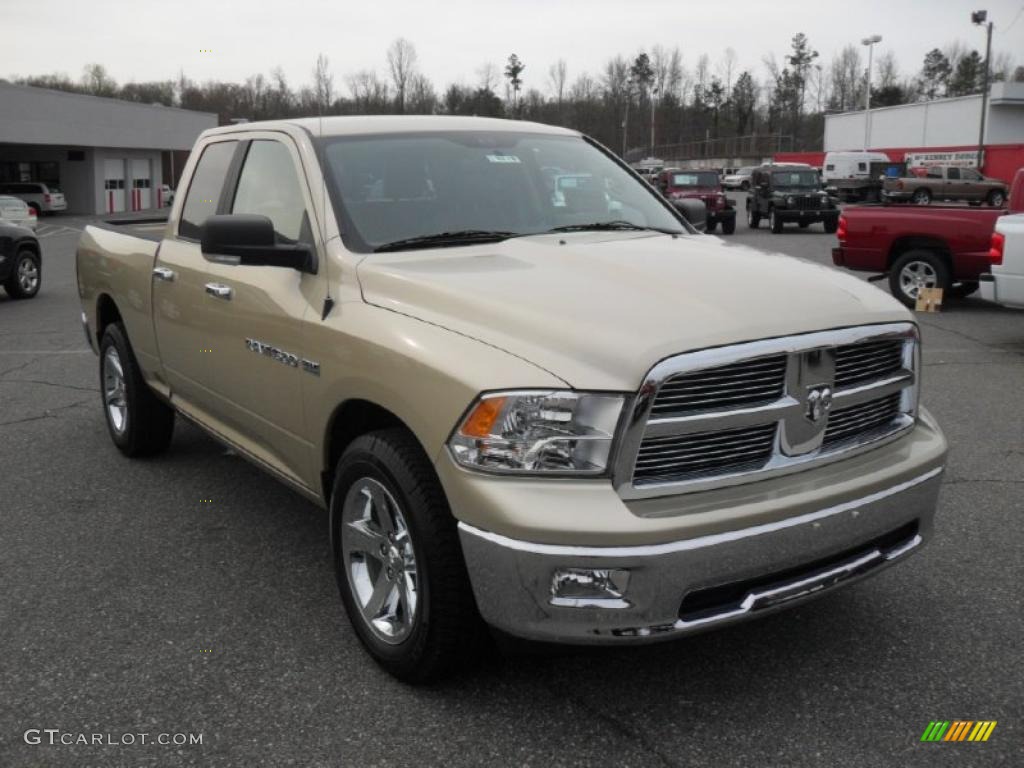 White Gold 2011 Dodge Ram 1500 Big Horn Quad Cab Exterior Photo #46654652