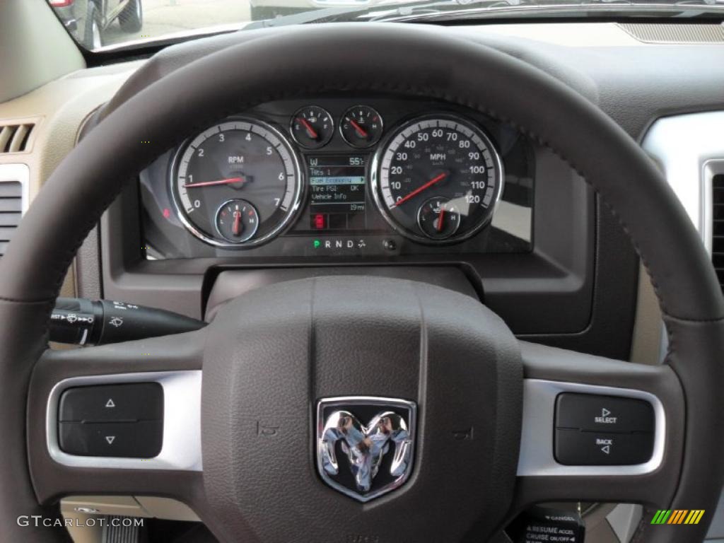 2011 Dodge Ram 1500 Big Horn Quad Cab Gauges Photo #46654766